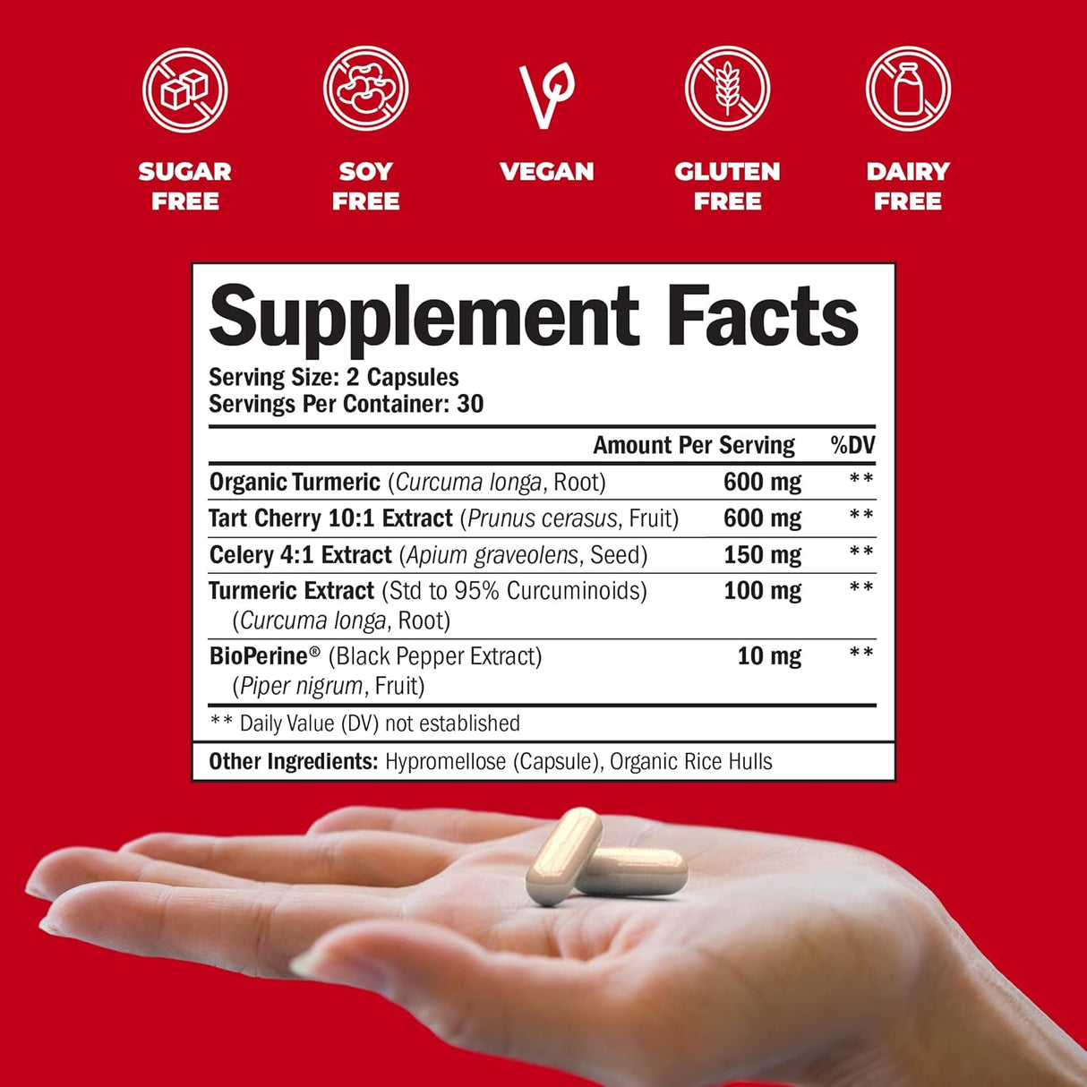 Suplementos Alimenticios Extracto de curcumina y cereza