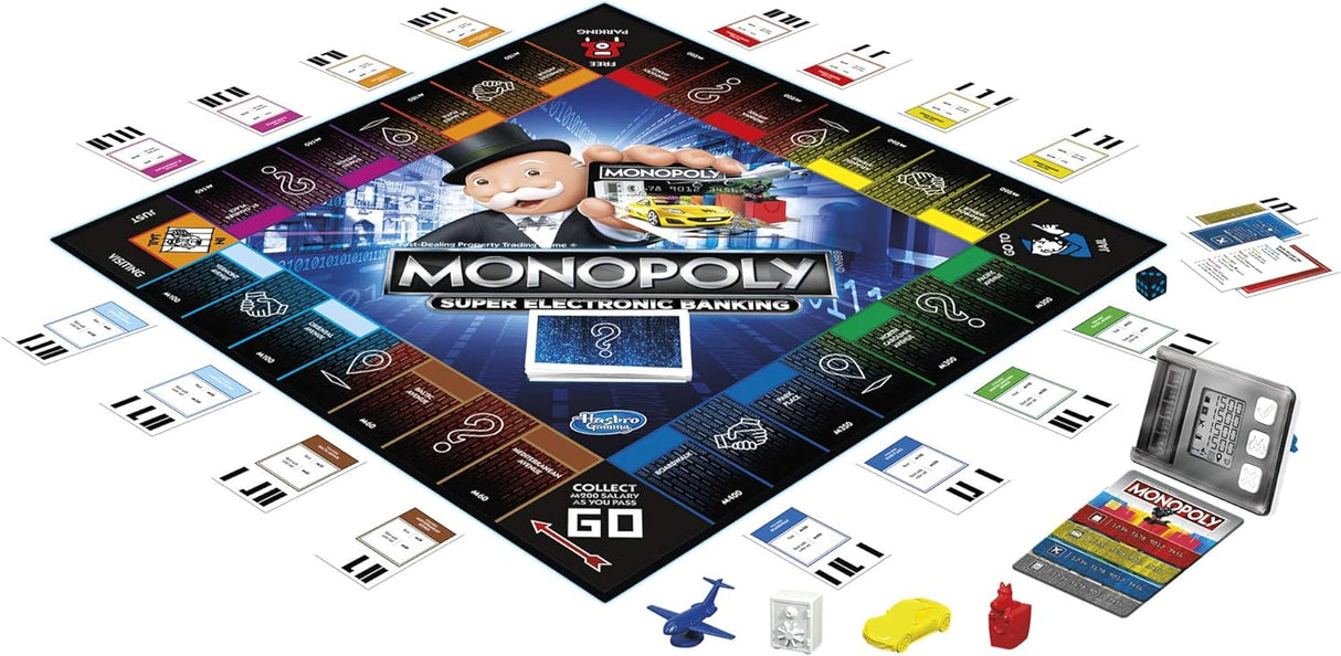 Monopoly Super Electronic Banking - Hasbro - Juego sin efectivo
