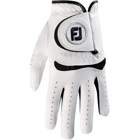 Guante de golf junior blanco talla M