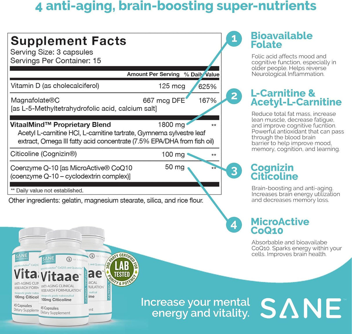 Suplementos Alimenticios cerebrales para la memoria