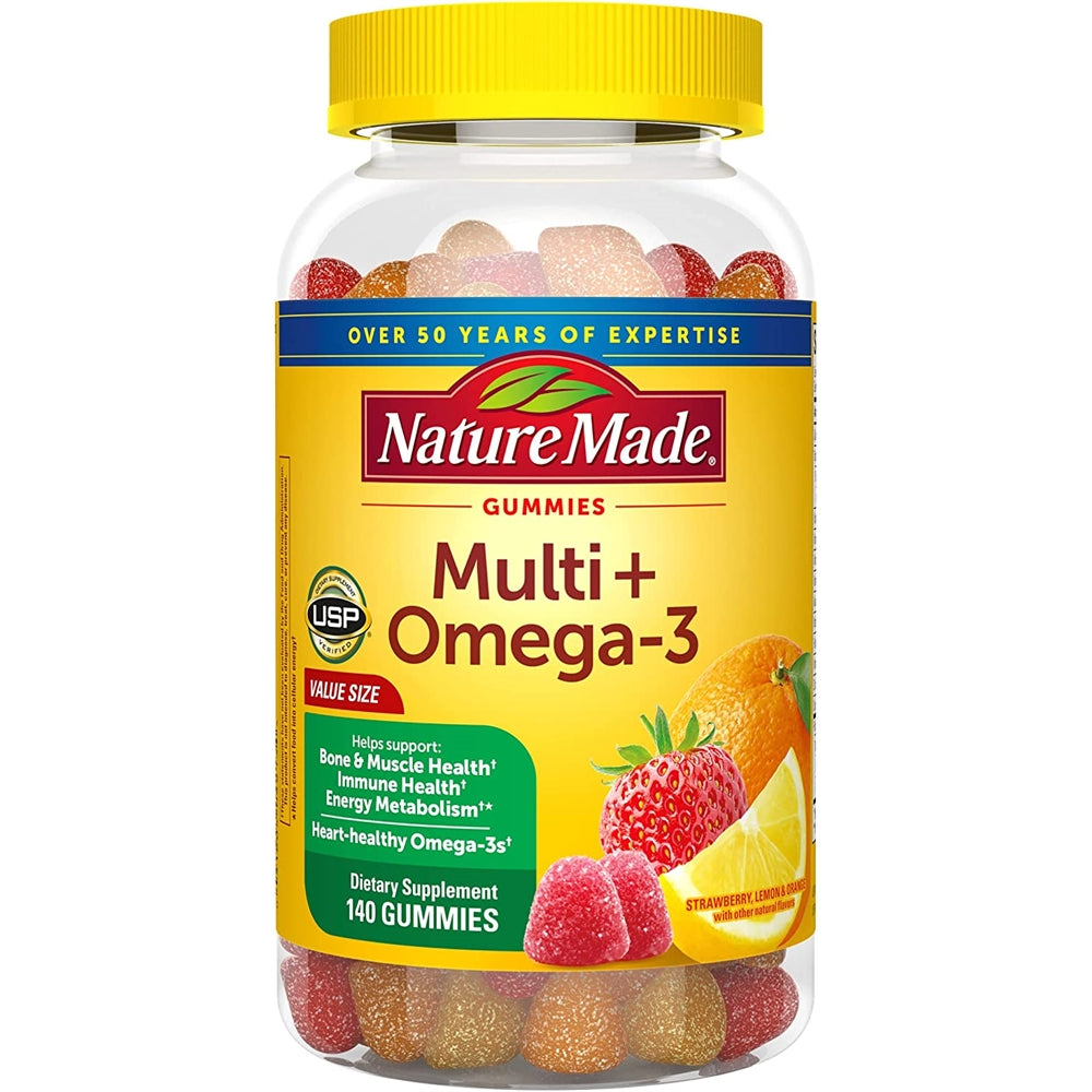 Suplemento Multivitamínico + Omega-3 140 gomosas