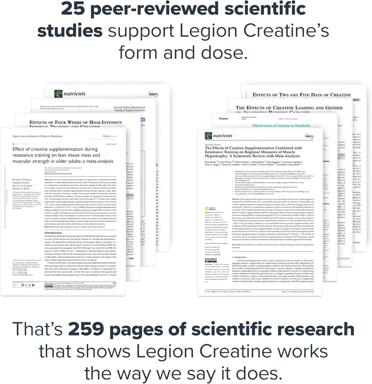 LEGION Creatina Micronizada Suplemento 100 Serv.