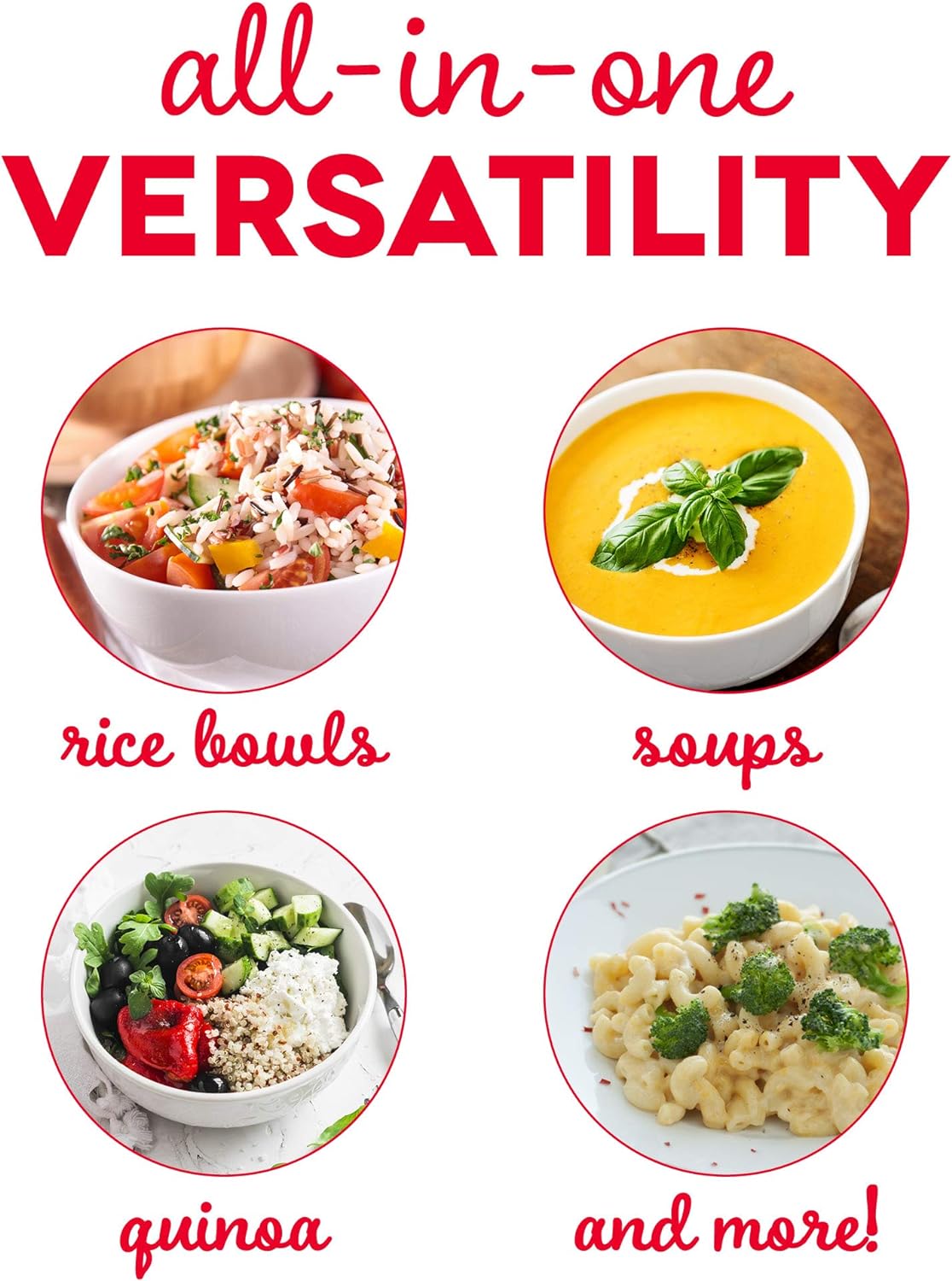 Olla arrocera DASH Mini con función mantener caliente, 0.5 qt