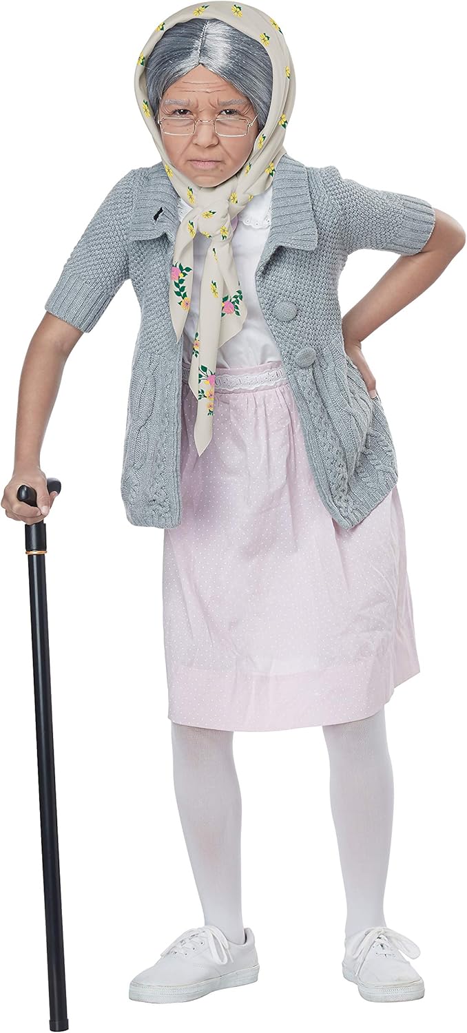 Kit de Abuela Babushka para Niños - California Costumes, Asortido