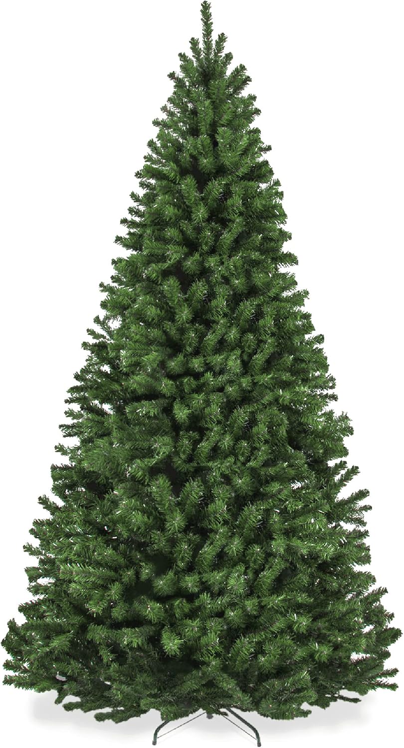 Árbol de Navidad artificial de 6ft con 798 puntas y base plegable
