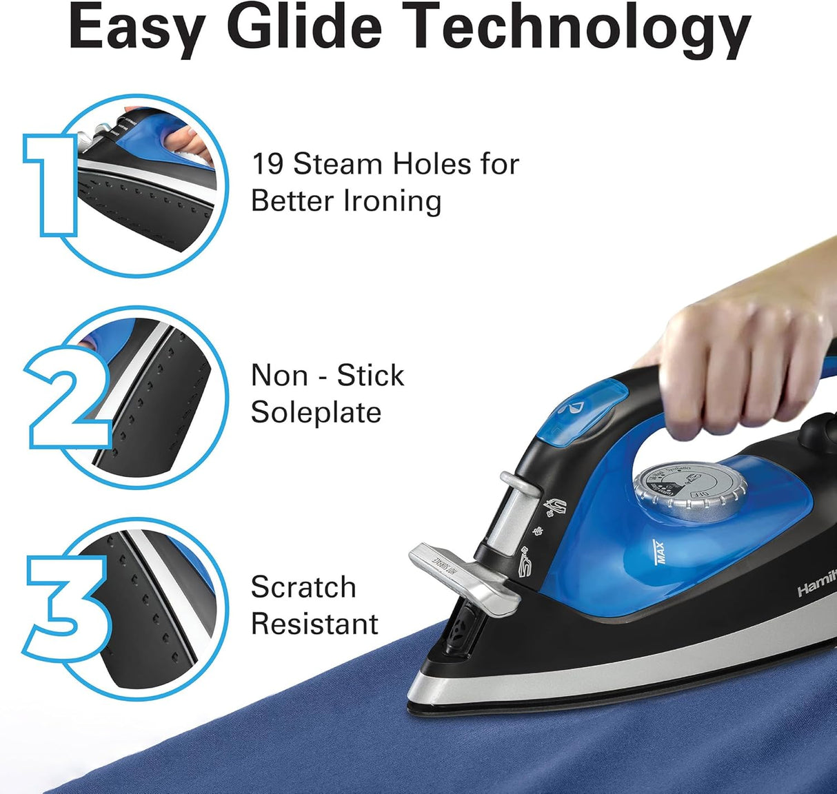 Plancha Vaporizador 2 en 1 para plancha y ropa con boquilla