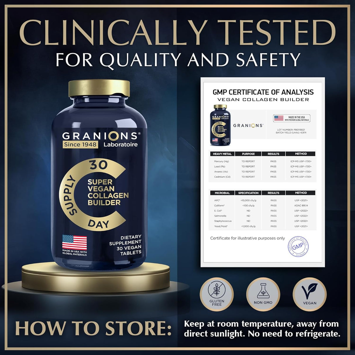 Suplementos de colágeno vegano para mujeres y hombres