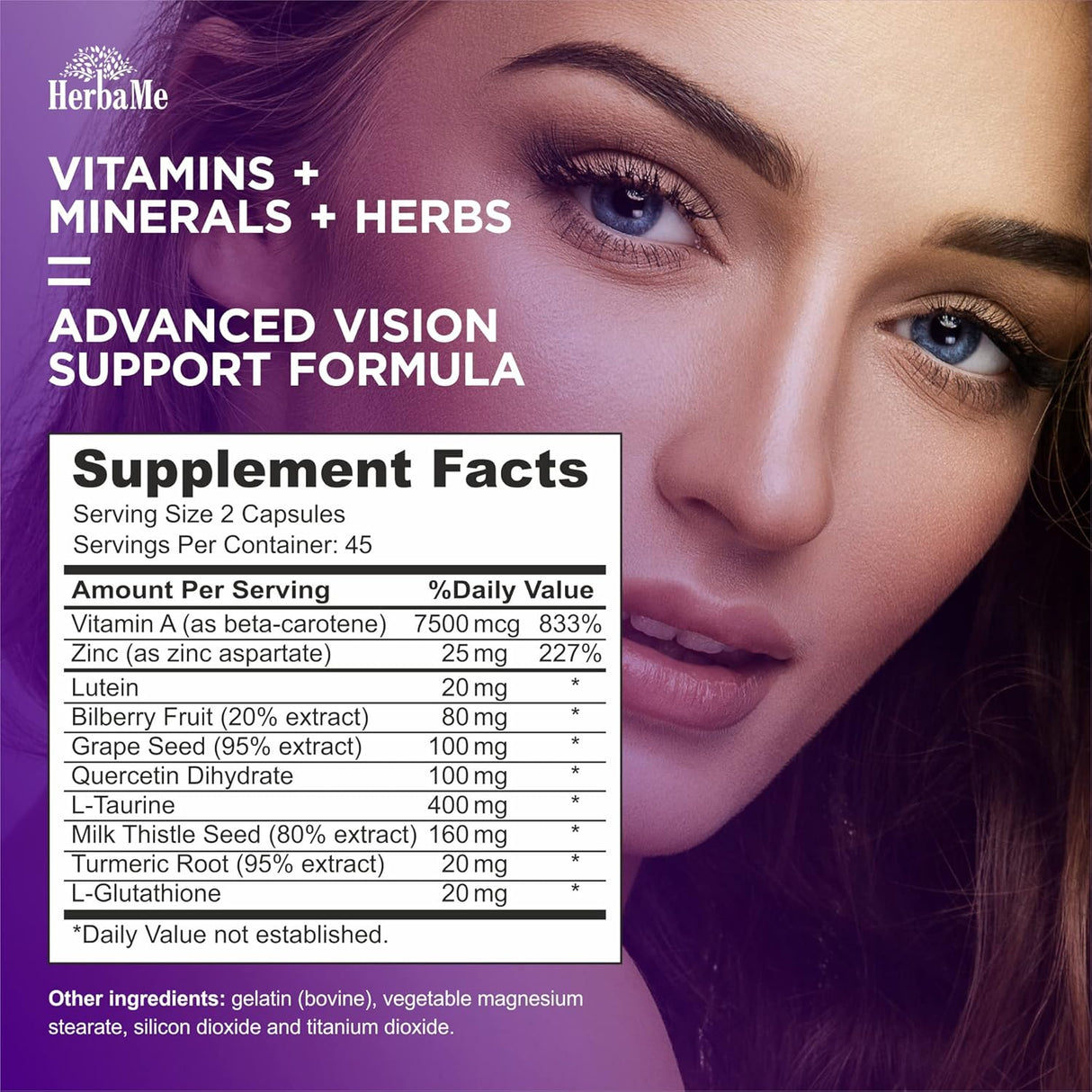 Suplementos Alimenticios de vitaminas para los ojos