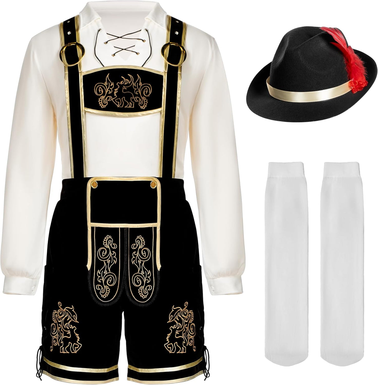 Disfraz Oktoberfest Creations, incluye sombrero y set