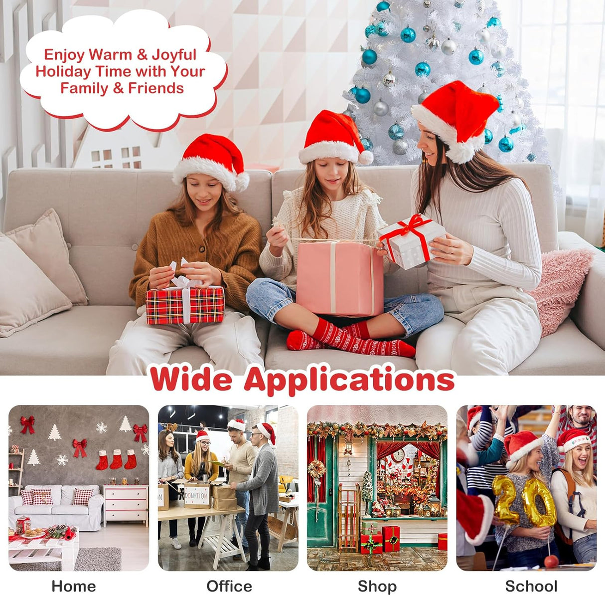 Árbol de Navidad 6Ft, COSTWAY, PVC, con soporte, modelo W-Stand