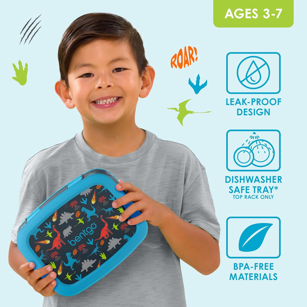 Lonchera Infantil Estilo Bento, Antiderrame y 5 Compartimentos