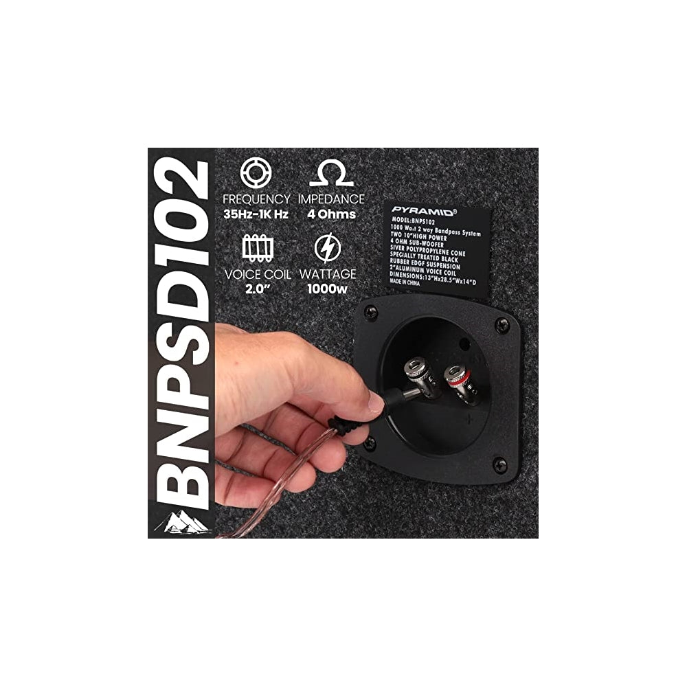 Parlantes o altavoz dual para carro PYRAMID BNPS102