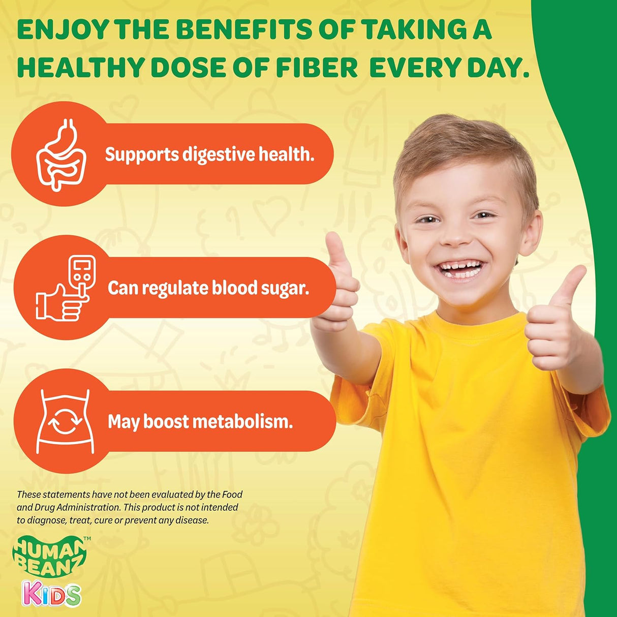 Suplementos Alimenticios de jalea de fibra para niños