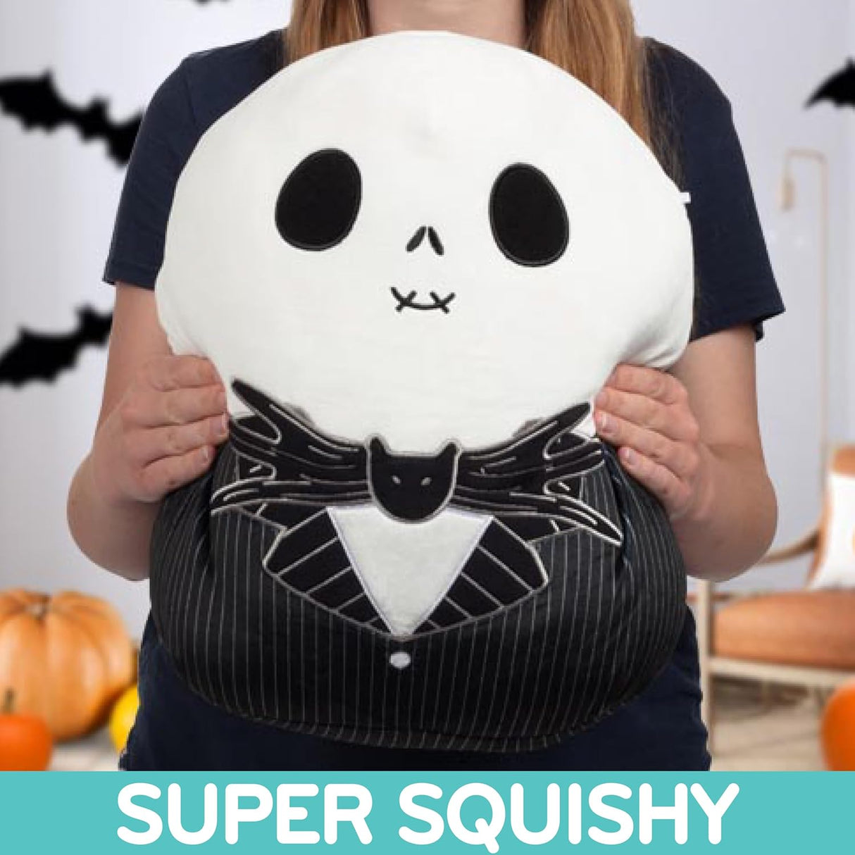 Peluche Jack Skellington 14” - Squishmallows - Suave y Coleccionable