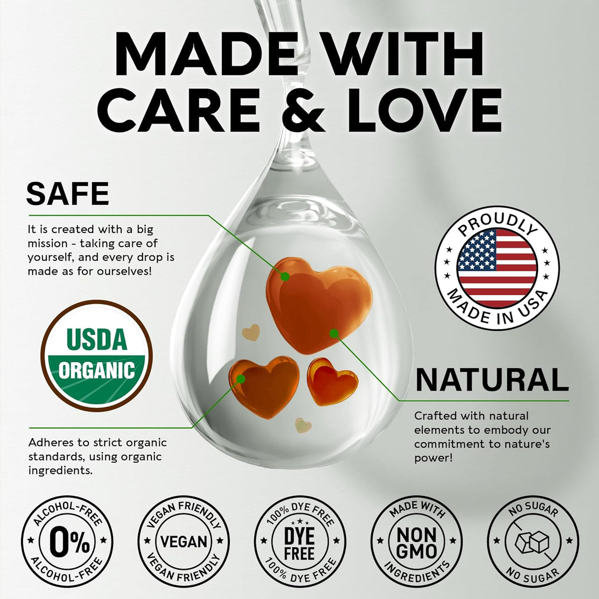 Suplemento Gotas de extracto de hoja de gordolobo limpieza