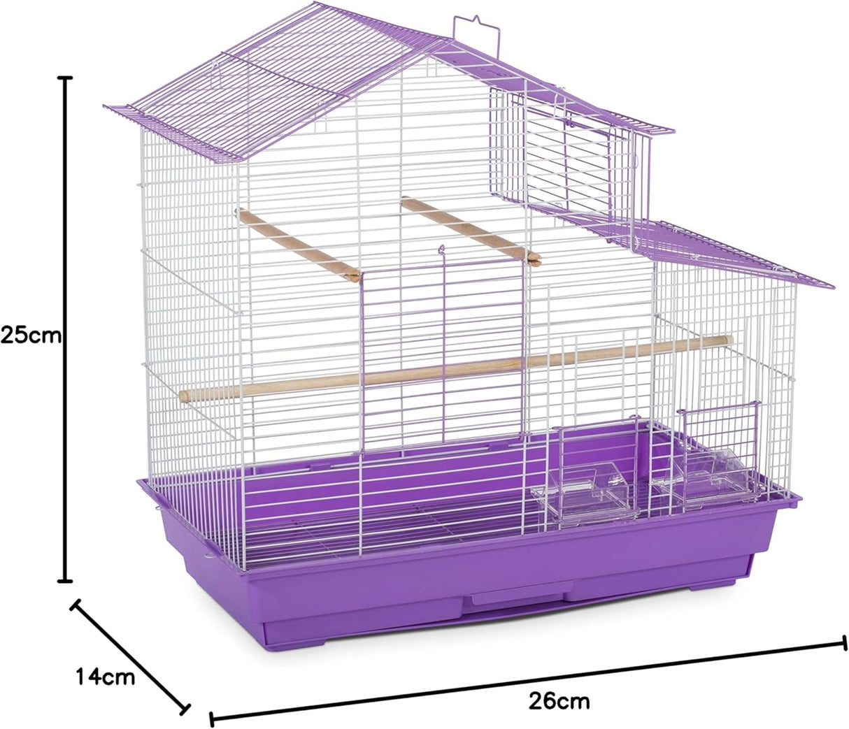 Jaula para pájaros pequeña color morado Prevue Pet Products