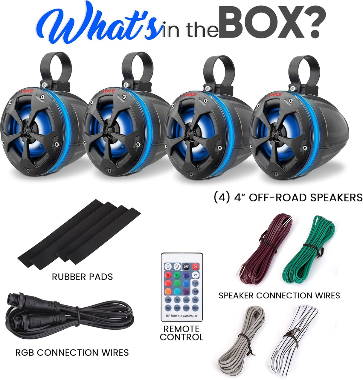 Parlantes todoterreno impermeables PYLE PLUTV47R