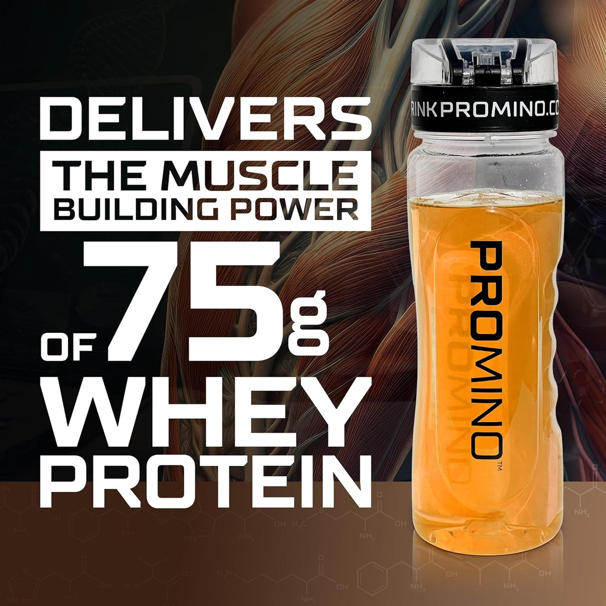 Promino Bebida de Aminoácidos Esenciales, Sin Azúcar, 30 Serv.