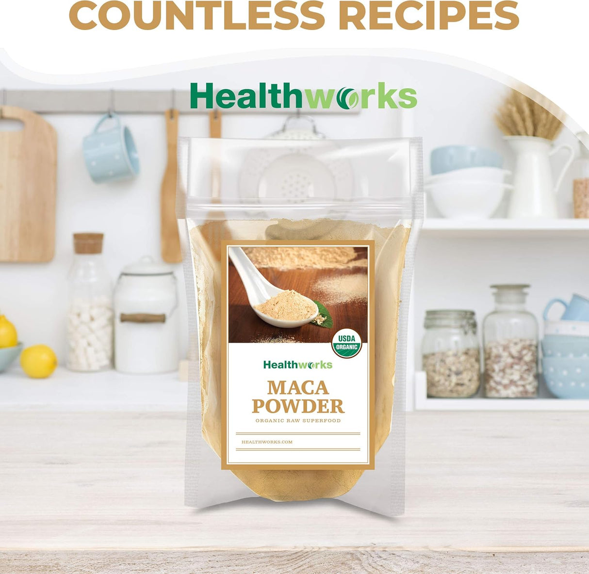 Polvo de Maca Healthworks Modelo 1