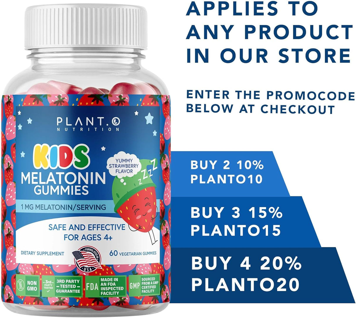 Gomitas de Melatonina para Niños - Apoyo Natural del Sueño