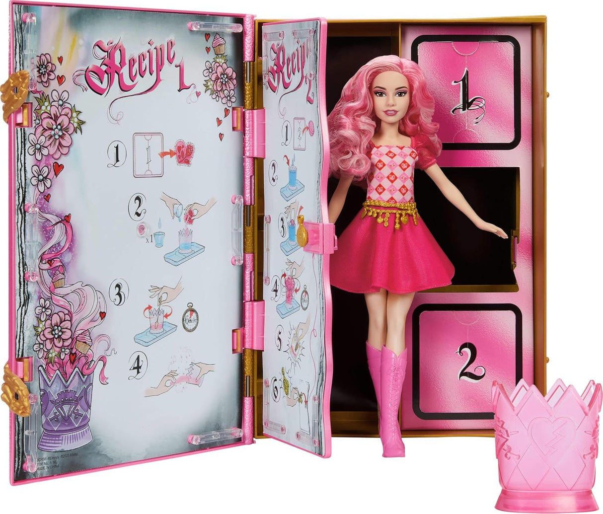 Muñeca Descendants de Mattel con libro de hechizos y set de slime RD