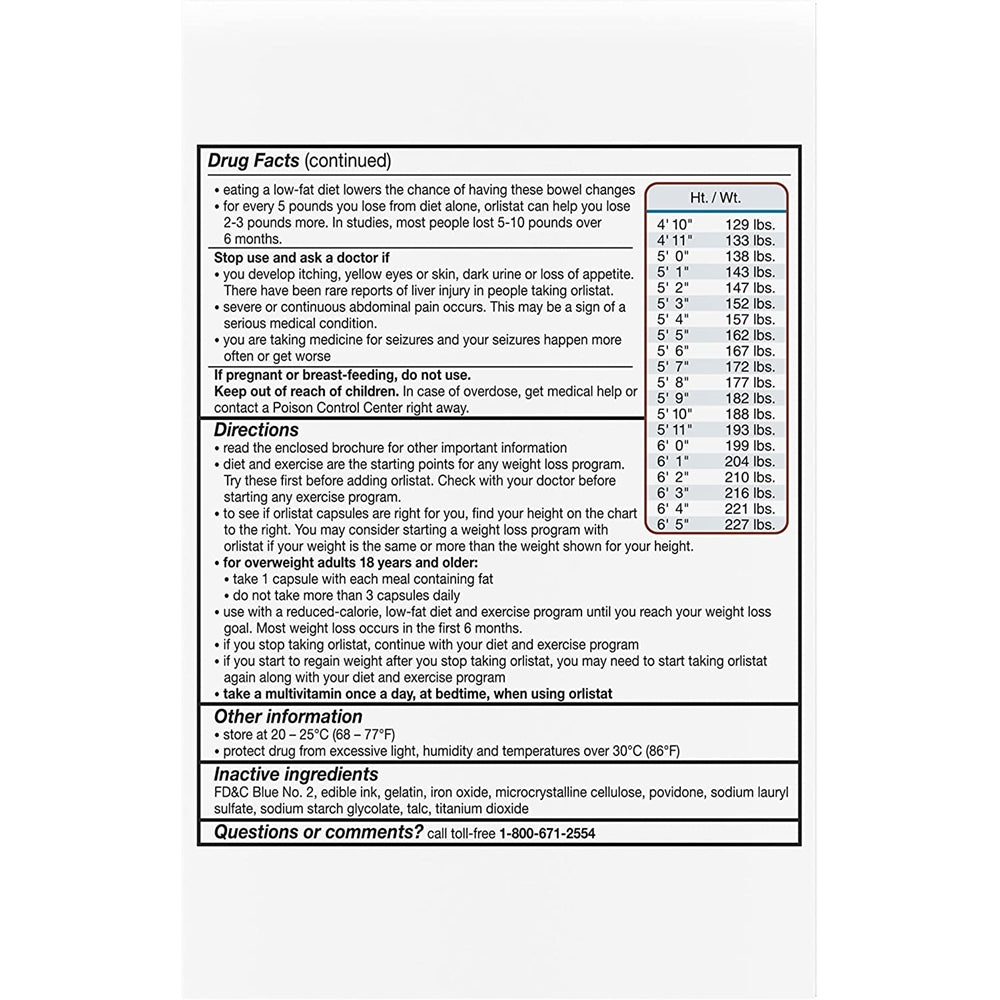 120 Pastillas de dieta para pérdida de peso