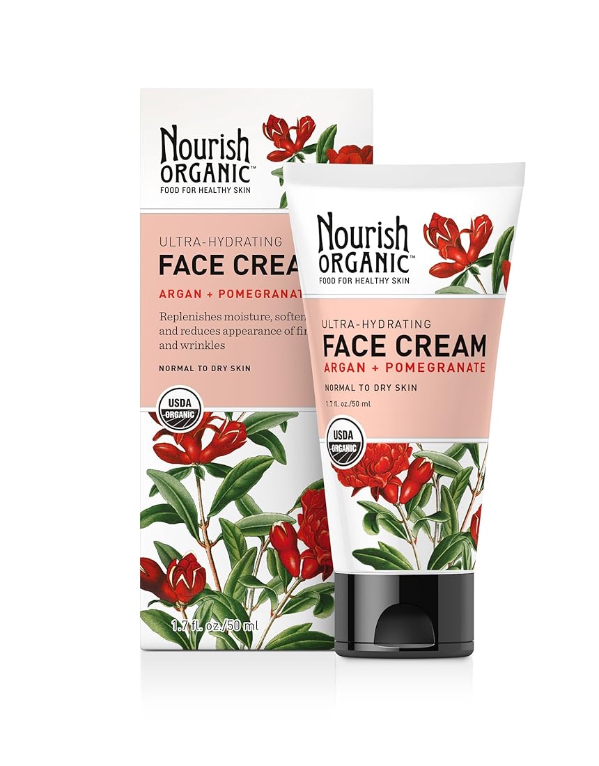 Crema Facial Ultra Hidratante Nutritiva, Argán y Granada