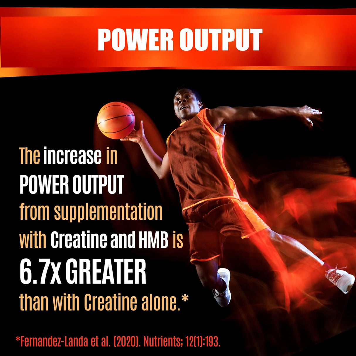 Cápsulas de Creatina HCL con HMB, Suplemento Vegano 180 cápsulas