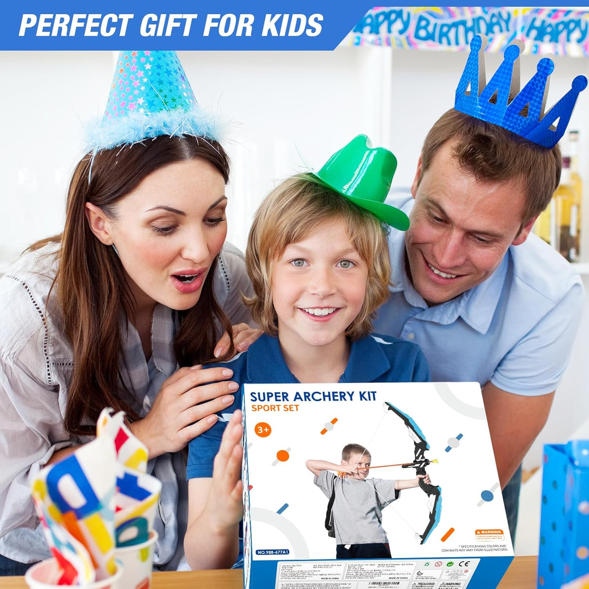 Juego de Arcos y Flechas LED para Niños, 24 Flechas, 2 Carcaj