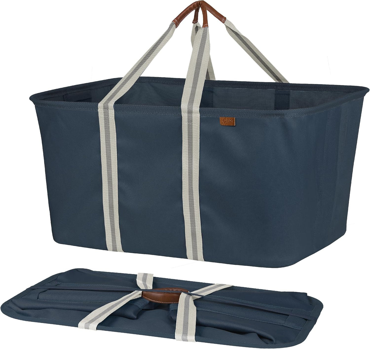 Cesta de Ropa Plegable CleverMade 50L 2PK con Manijas Largas