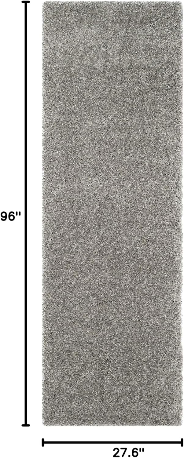 Alfombra Runner Shag 2'3 x 8, Antideslizante, Fácil Cuidado