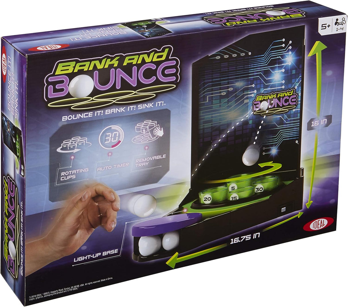 Juego de Mesa Ideal Bank & Bounce: Diversión y Estrategia