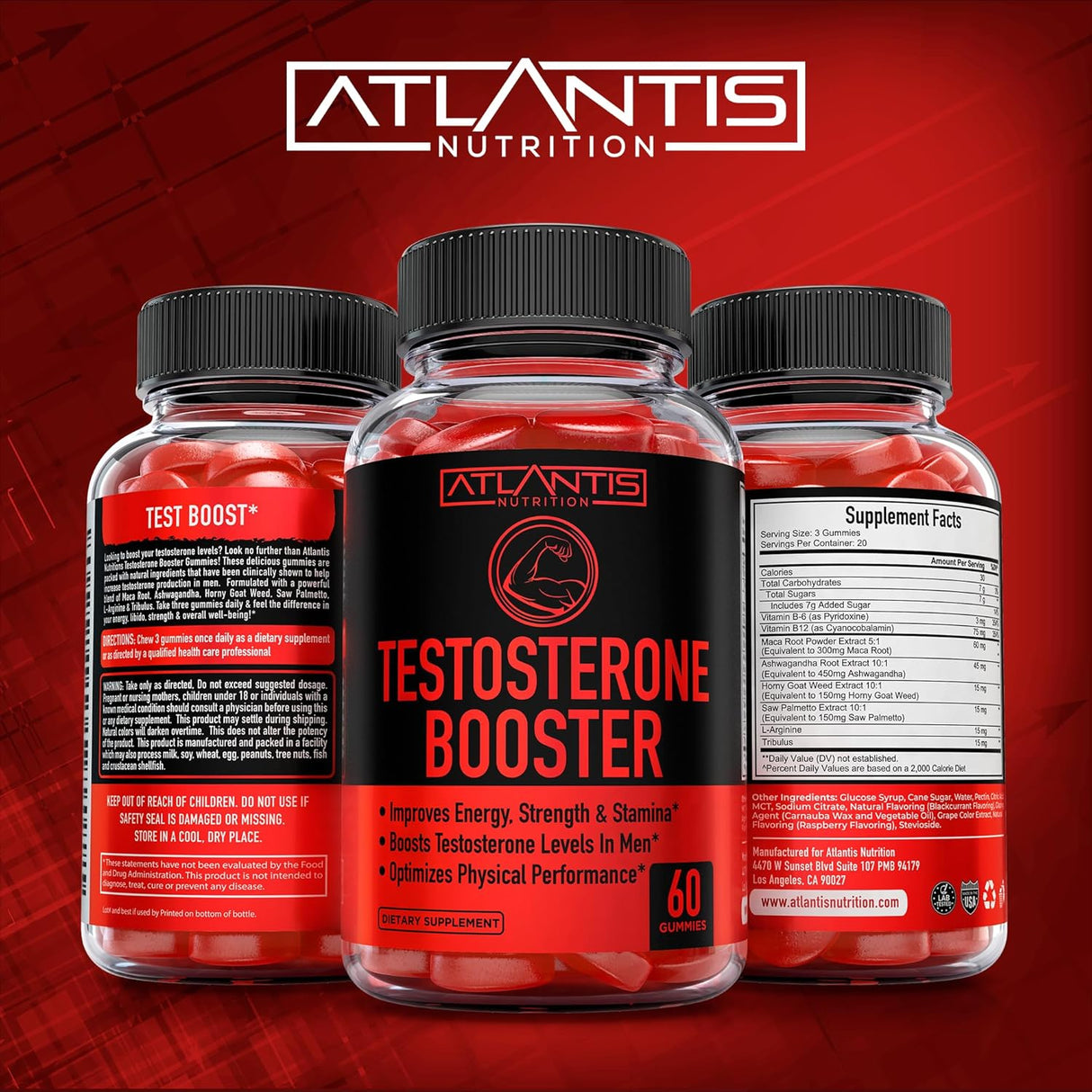 Suplementos optimiza el rendimiento físico Atlantis Nutrition