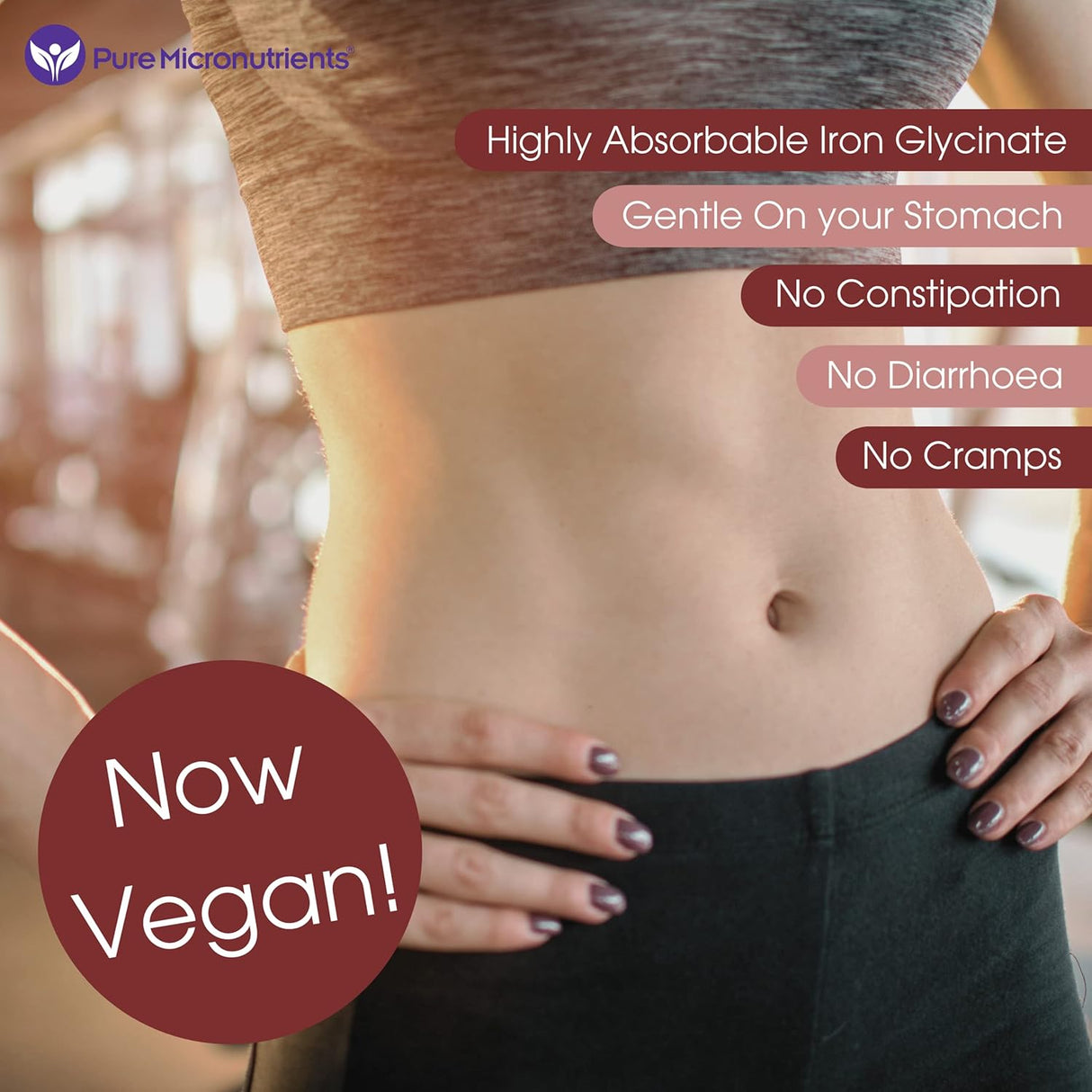 Suplemento de hierro + micro nutrientes puros ferroso