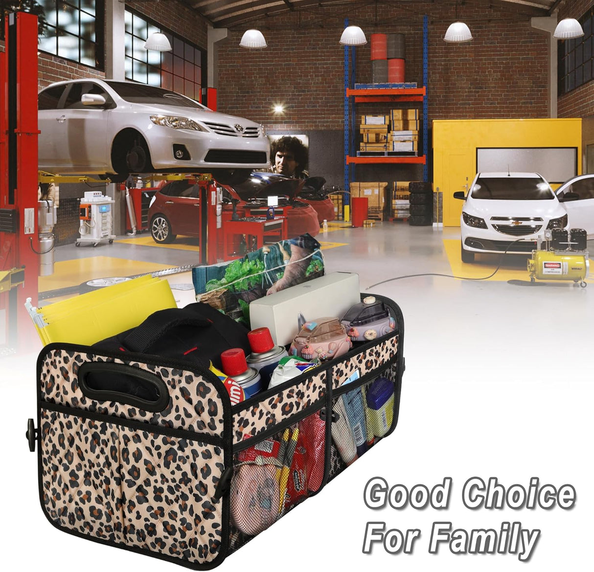 Organizador de Maletero Deosk, 6 Compartimentos, 50L, Plegable