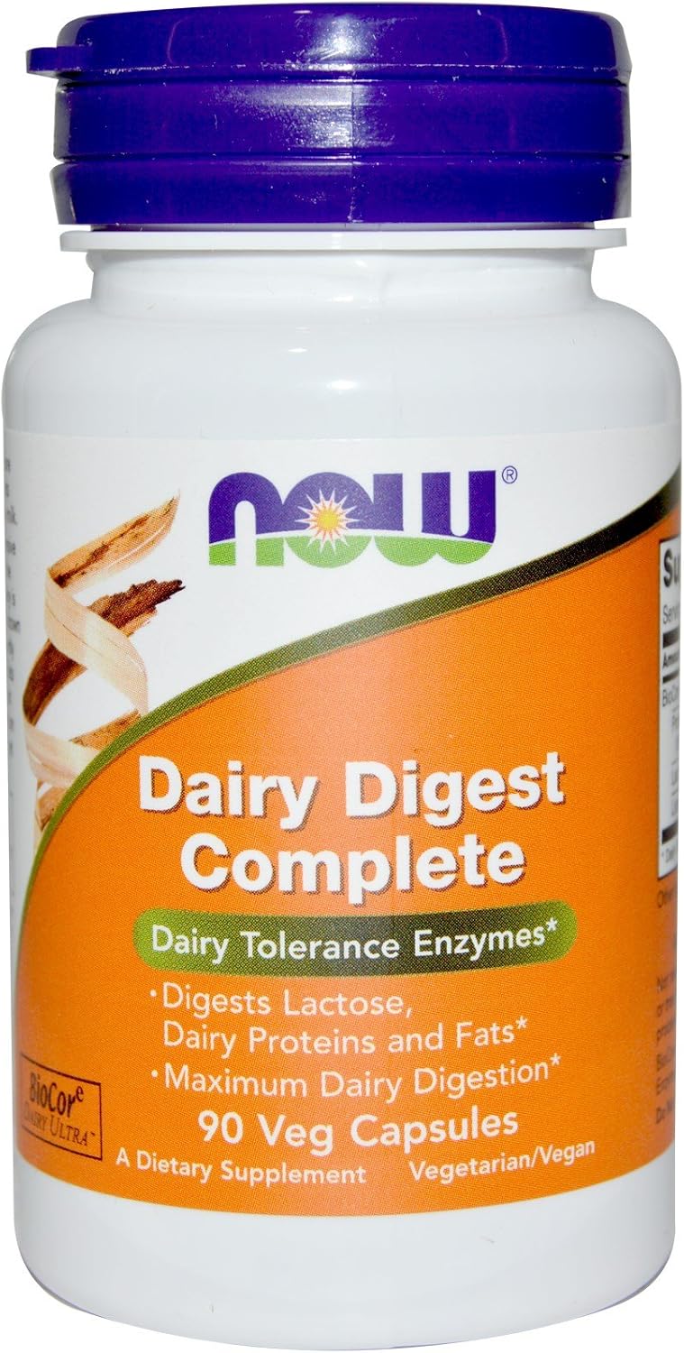 Suplemento Dairy Digest Complete 90 VegiCaps (Paquete de 2)