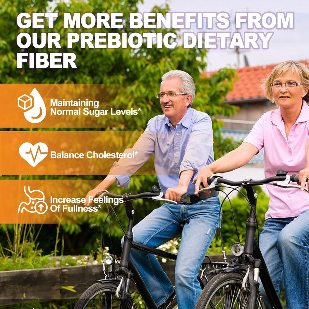 Suplementos de fibra prebiótica de cáscara de psyllium