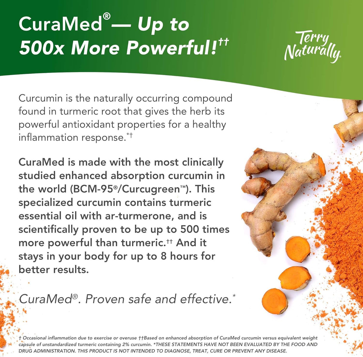 Suplemento de curcumina BCM-95 de absorción superior