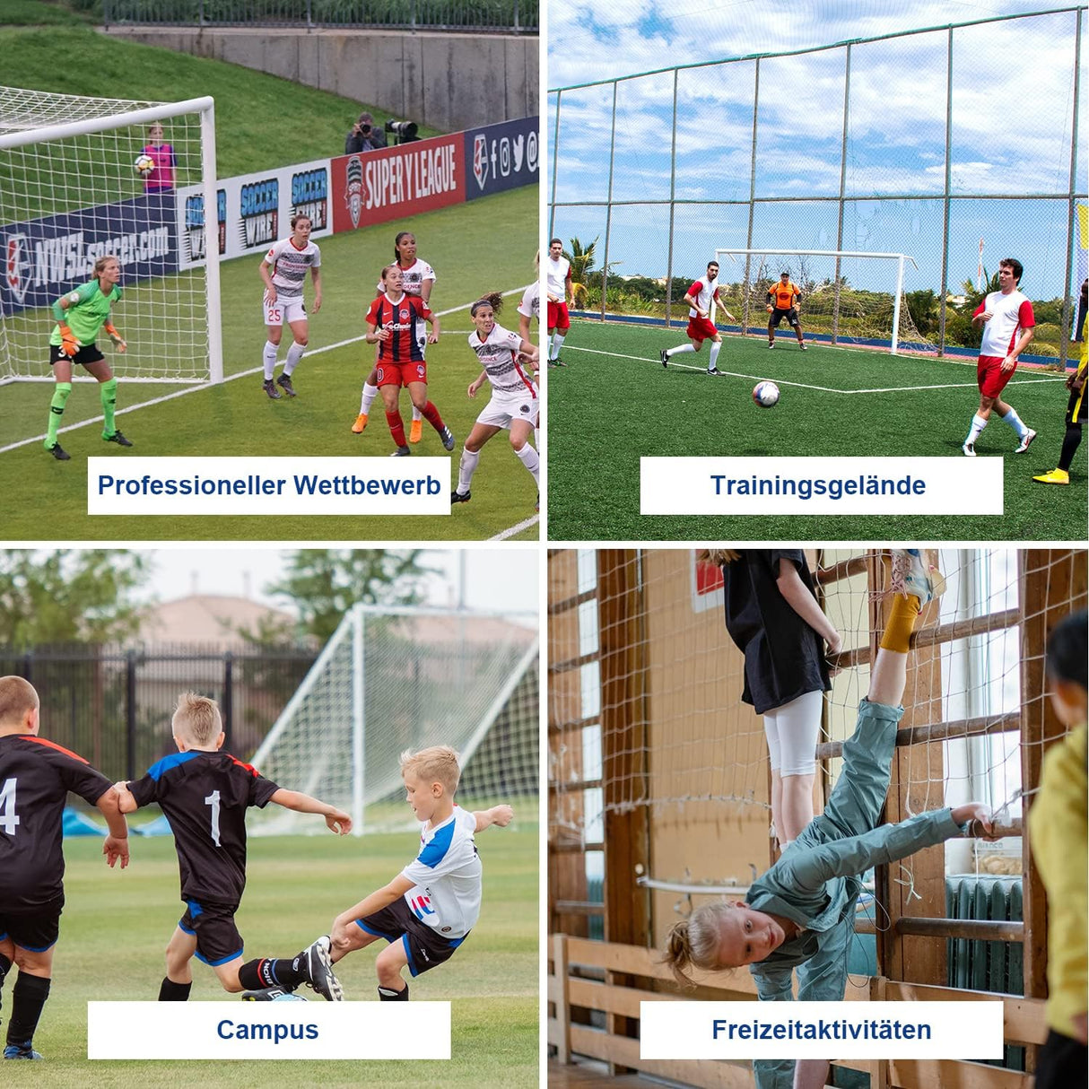 Redes de Repuesto para Portería de Fútbol Polietileno