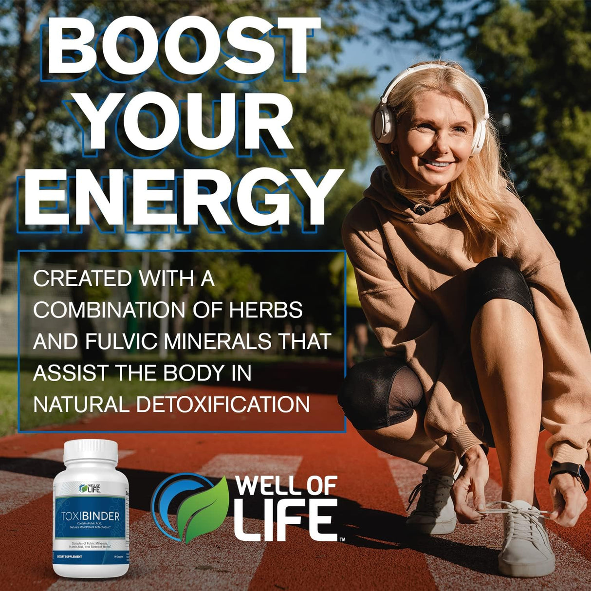 Suplemento de ácido húmico y fúlvico de desintoxicación