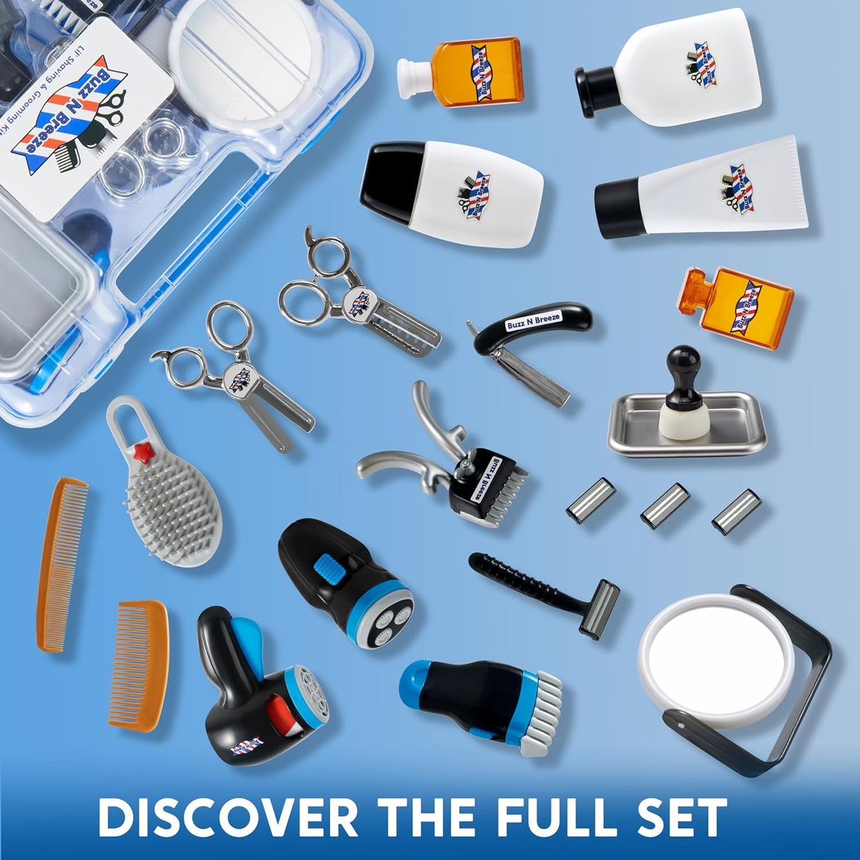 Juego de peluquería JOYIN, 23 piezas, kit de afeitado, 3+ años