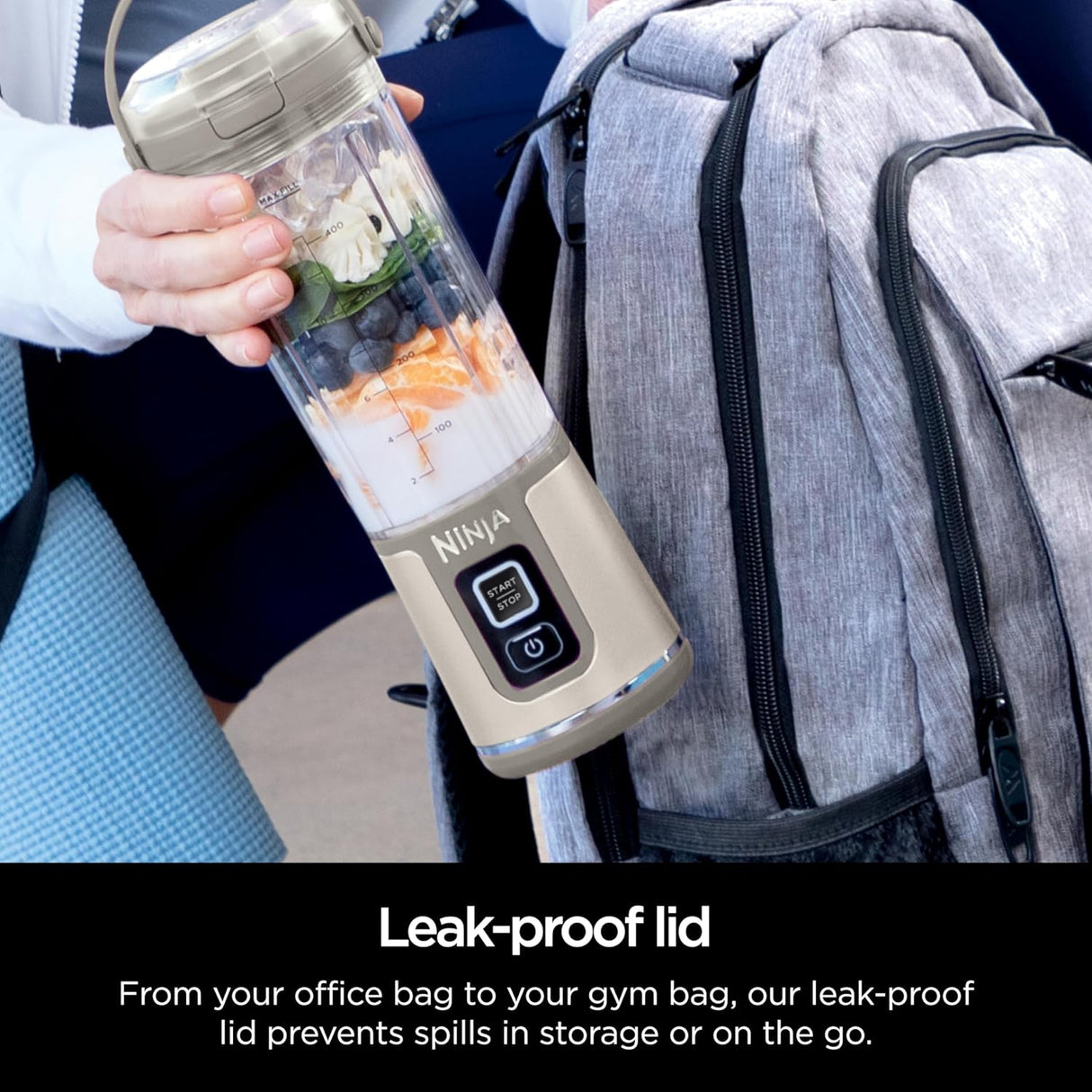 Vaso portátil Ninja BC155PS para batidos y smoothies 18oz