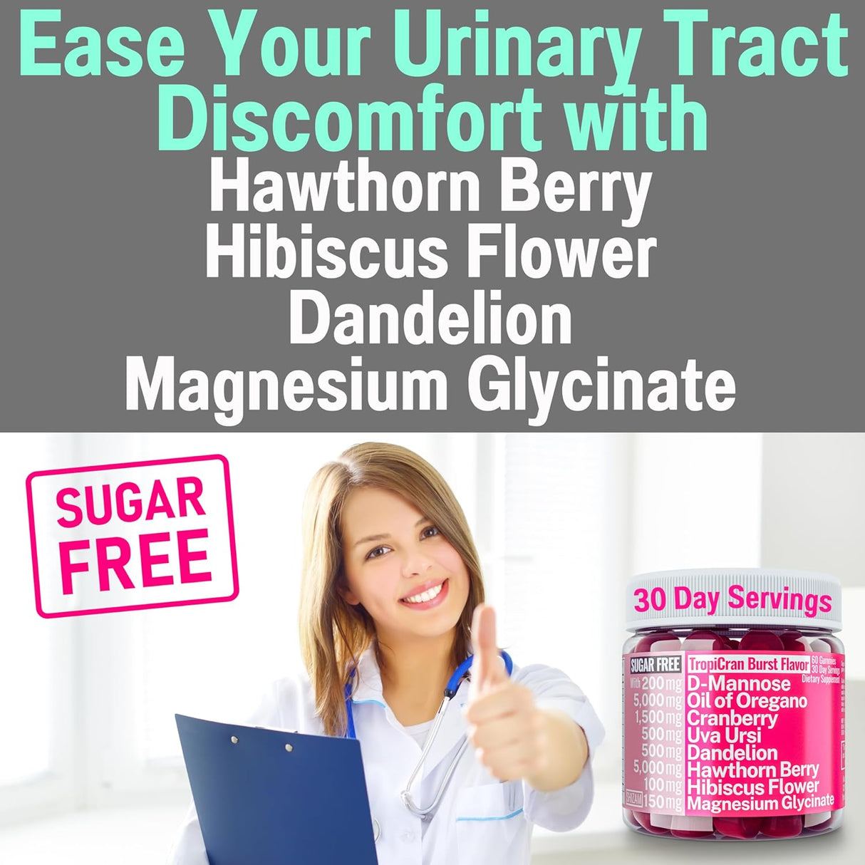 Suplemento Gomitas para la salud del tracto urinario