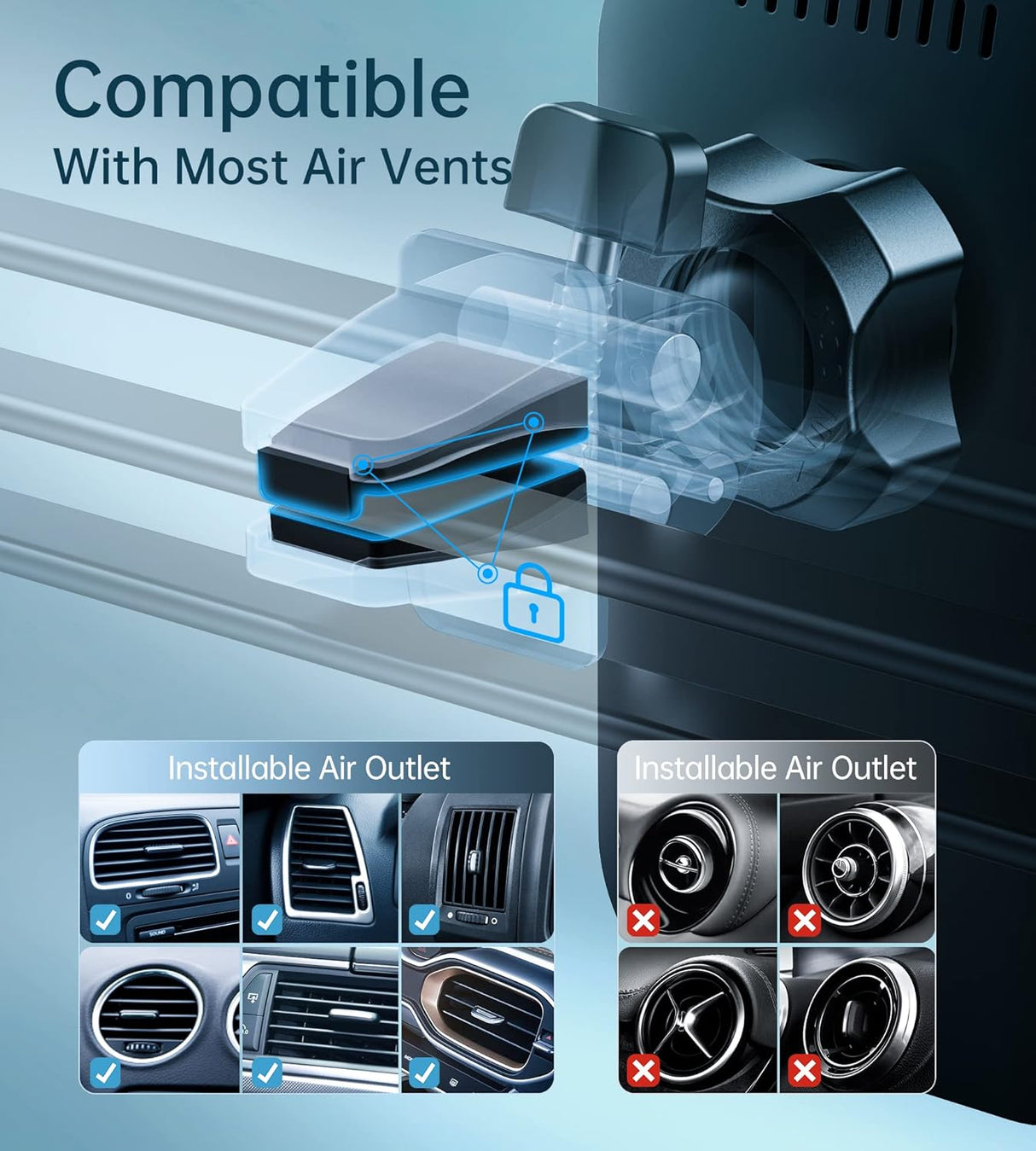 Cargador magnético para automóvil y adaptador de automóvil