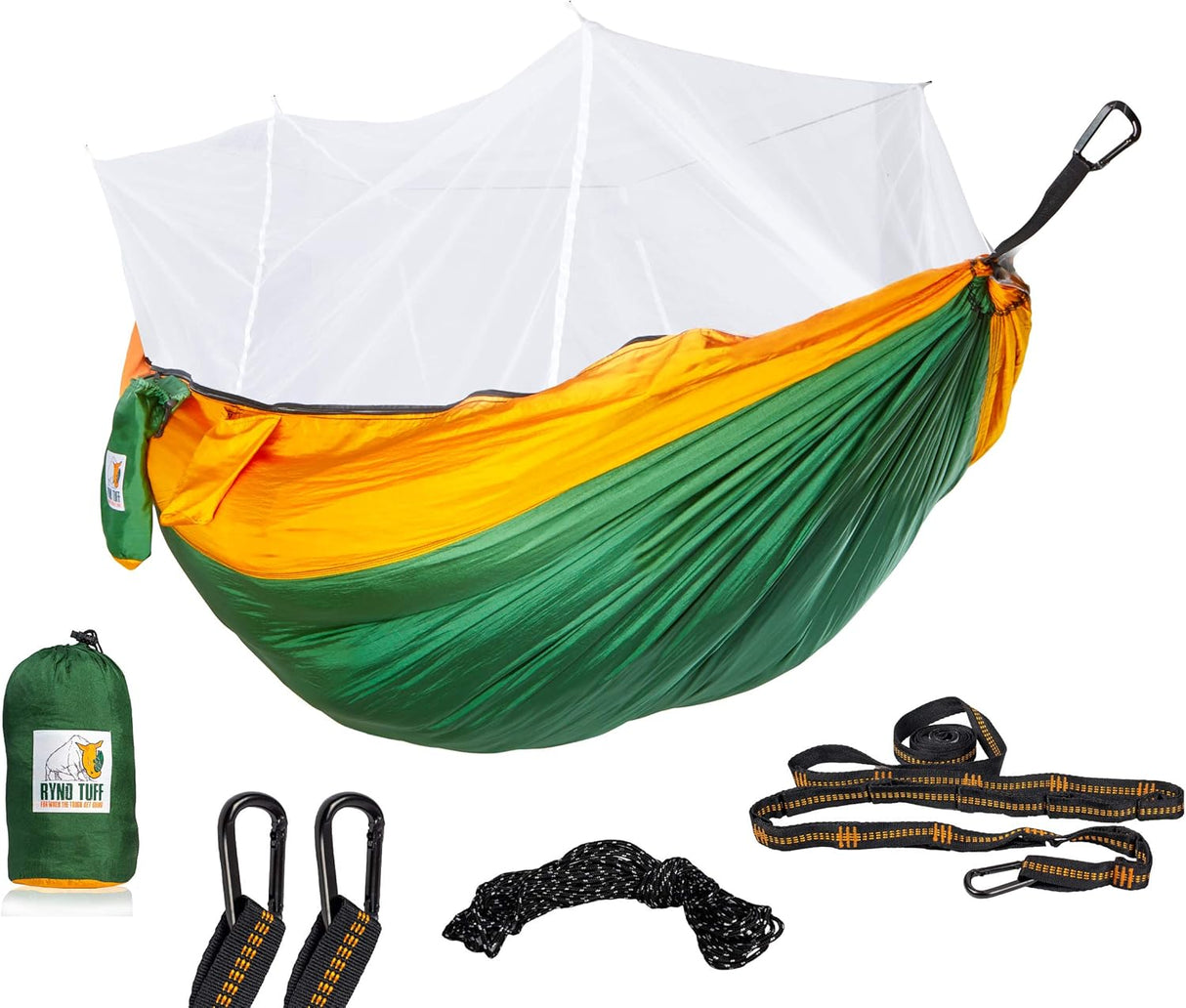 Hamaca Camping Doble con Mosquitero - Resistente 600lbs - XL