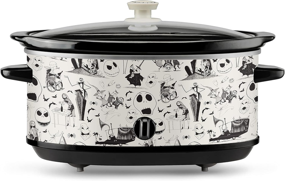 Crockpot de 7 cuartos de Nightmare Before Christmas, patrón sketch