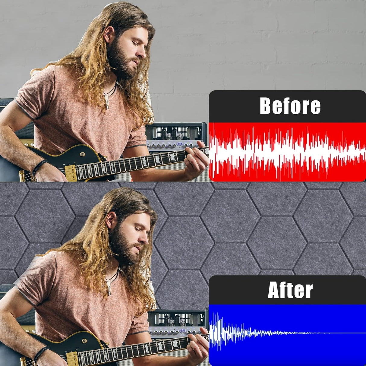 Paneles Acústicos Autoadhesivos 12 X 10 - Alta Densidad