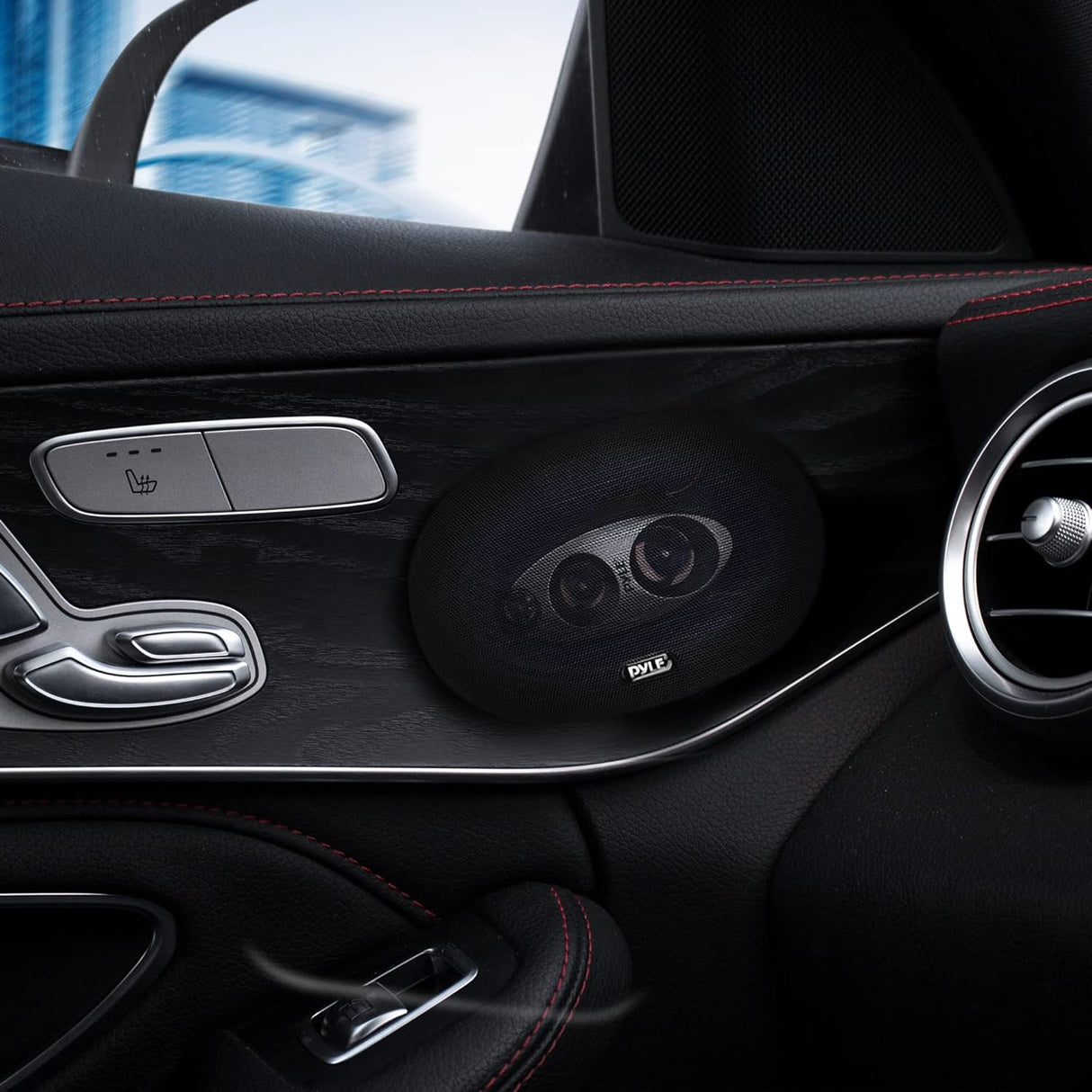 Parlantes 500 W con impedancia PYLE PL714BL