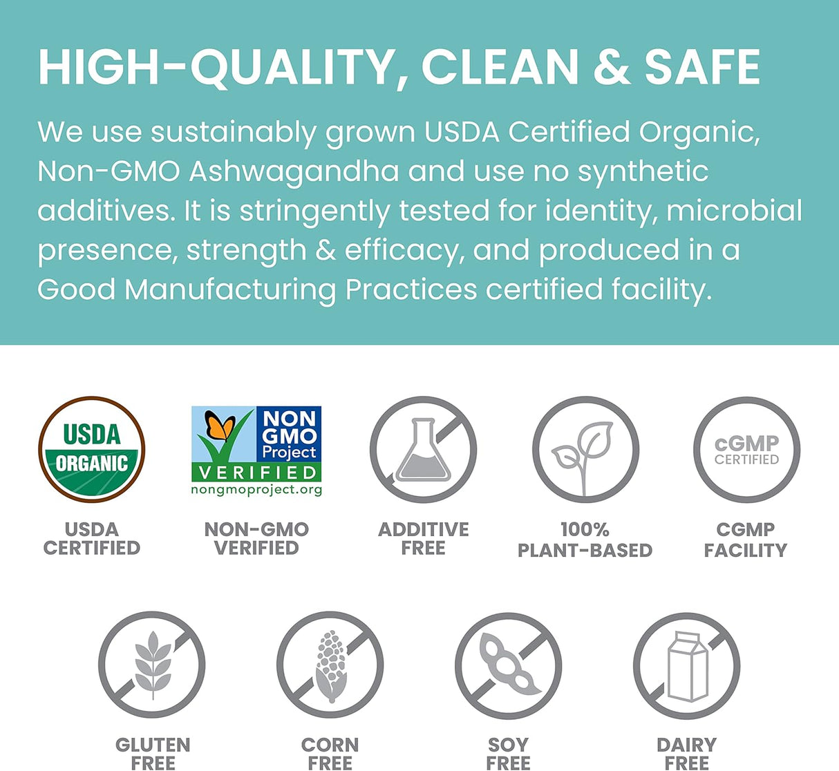 Polvo de Ashwagandha Orgánico Himalaya, Superalimento 7.9 oz