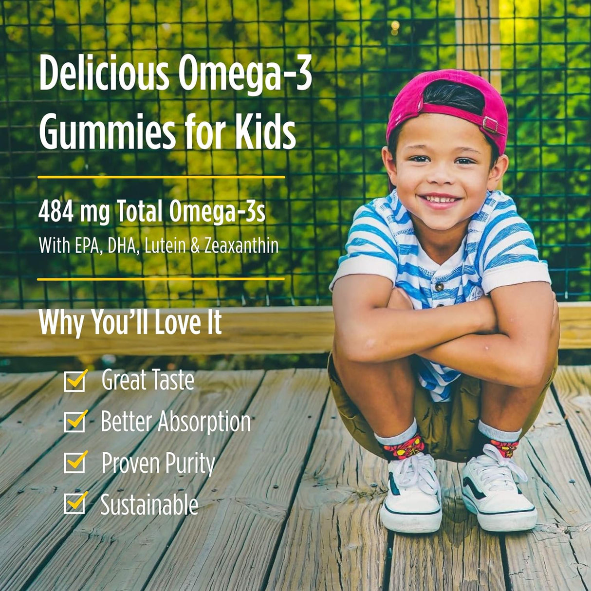 Suplemento Nordic Naturals Gomitas de salud ocular para niño